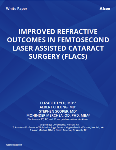 Improved Refractive Outcomes In Femtosecond Laser Assisted Cataract Surgery (FLACS) Improved Refractive Outcomes In Femtosecond Laser Assisted Cataract Surgery (FLACS)