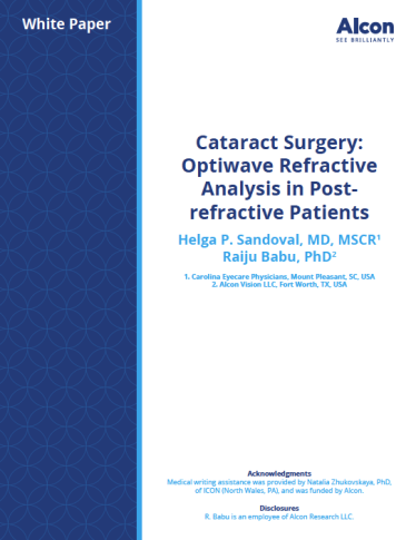 Cataract Surgery: Optiwave Refractive Analysis in Post-refractive Patients