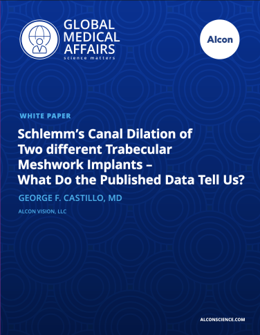 Schlemm’s Canal Dilation of Two different Trabecular Meshwork Implants – What Do the Published Data Tell Us? Schlemm’s Canal Dilation of Two different Trabecular Meshwork Implants – What Do the Published Data Tell Us?