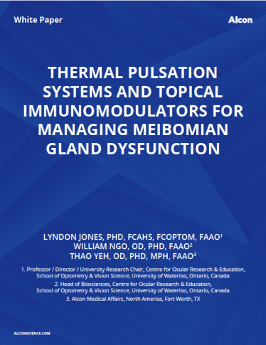 Thermal Pulsation Systems And Topical Immunomodulators For Managing Meibomian Gland Dysfunction Thermal Pulsation Systems And Topical Immunomodulators For Managing Meibomian Gland Dysfunction