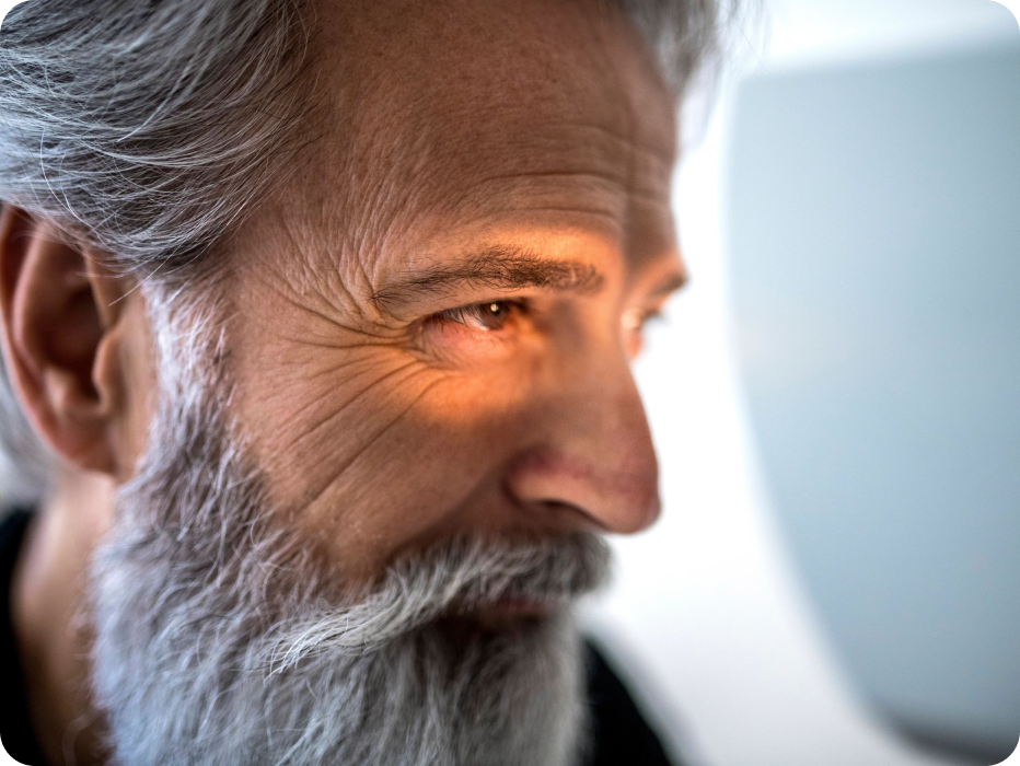 Image of an elderly man