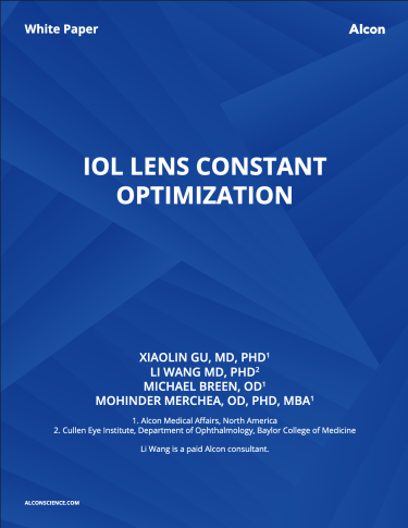 IOL Lens Constant Optimization