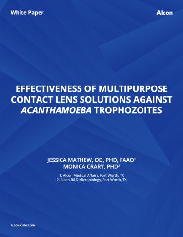 EFFECTIVENESS OF MULTIPURPOSE CONTACT LENS SOLUTIONS AGAINST ACANTHAMOEBA TROPHOZOITES