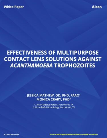 Effectiveness of Multipurpose Contact Lens Solutions Against Acanthamoeba Trophozoites