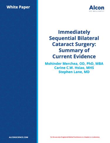 Immediately Sequential Bilateral Cataract Surgery: Summary of Current Evidence