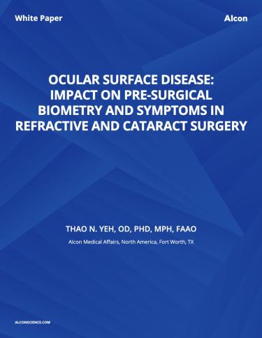 Ocular Surface Disease: Impact On Pre-Surgical Biometry And Symptoms Inrefractive And Cataract Surgery
