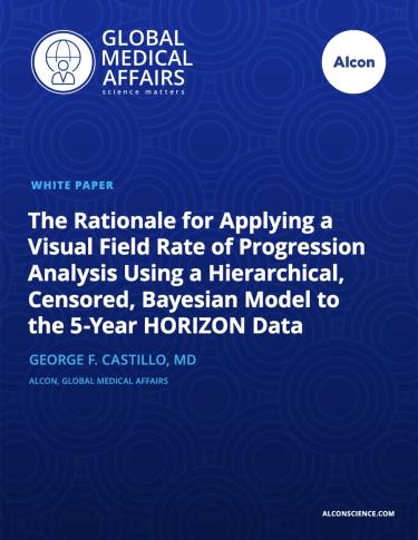 The Rationale for Applying a Visual Field Rate of Progression Analysis Using a Hierarchical, Censored, Bayesian Model to the 5-Year HORIZON Data
