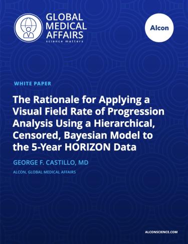 The Rationale for Applying a Visual Field Rate of Progression Analysis Using a Hierarchical, Censored, Bayesian Model to the 5-Year HORIZON Data