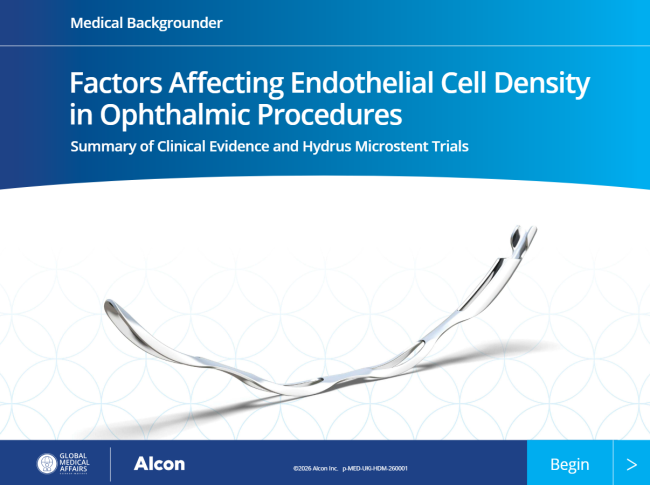 Factors Affecting Endothelial Cell Density in Ophthalmic Procedures​: Summary of Clinical Evidence and Hydrus Microstent Trials